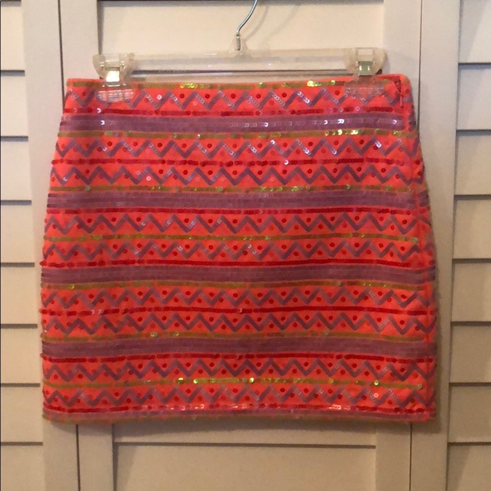 francesca’s sequin mini skirt. Worn once.